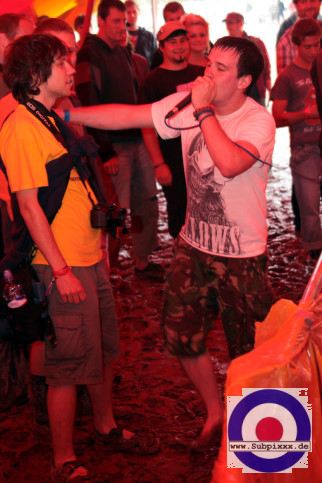 All Idols Fall (UK) Mighty Sounds Festival, Tabor (CZ) - Band Zone Stage 19. Juli 2009 (13).JPG